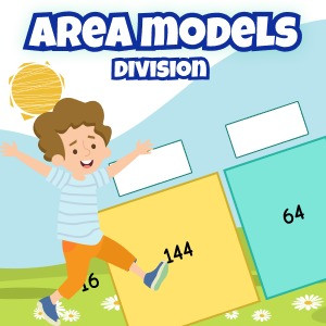 division worksheets area model