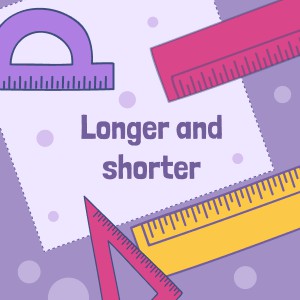 Worksheet Longer or shorter measurement